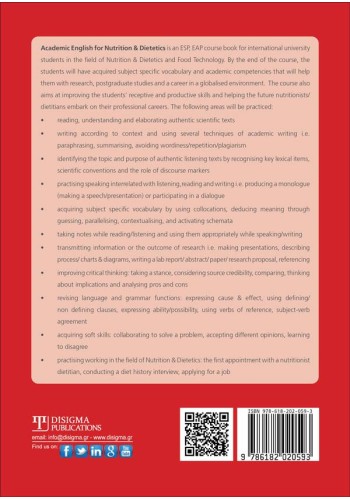 Academic English for Nutrition and Dietetics