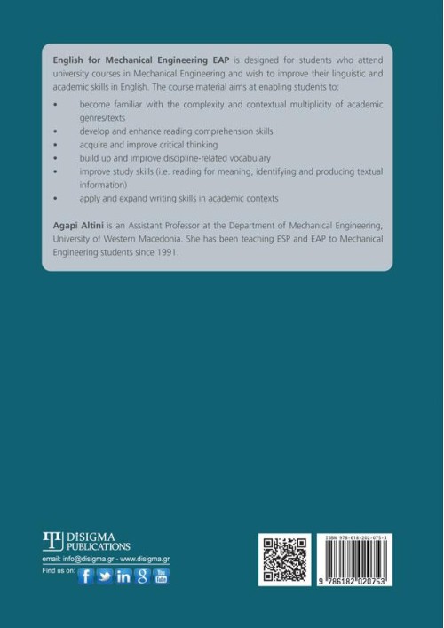 English for Mechanical Engineering EAP