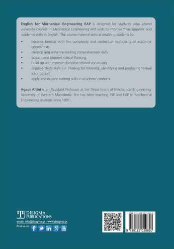 English for Mechanical Engineering EAP - Answer Key