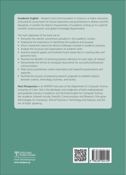 Academic Writing ANSWER KEY