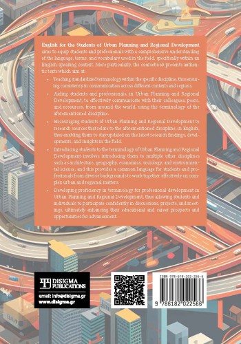 English for the students of Urban Planning - ANSWER KEY