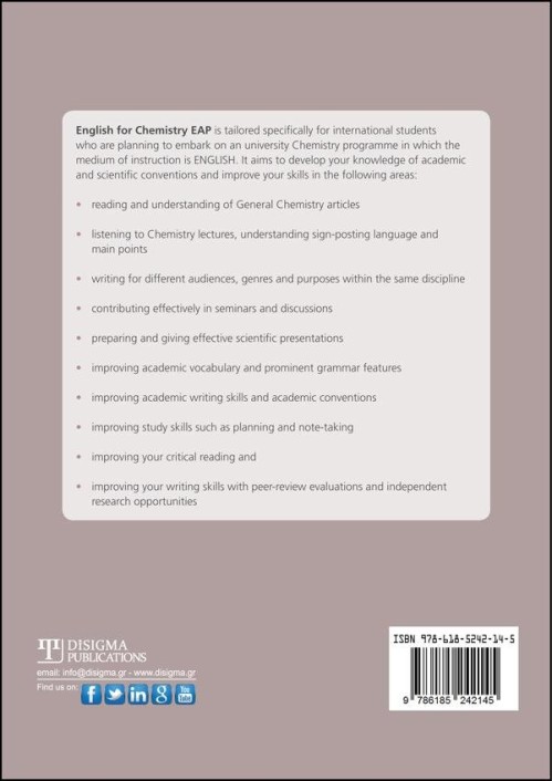 English for Chemistry EAP