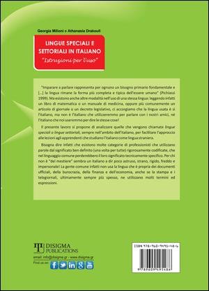 Lingue Speciali e Settoriali in Italiano